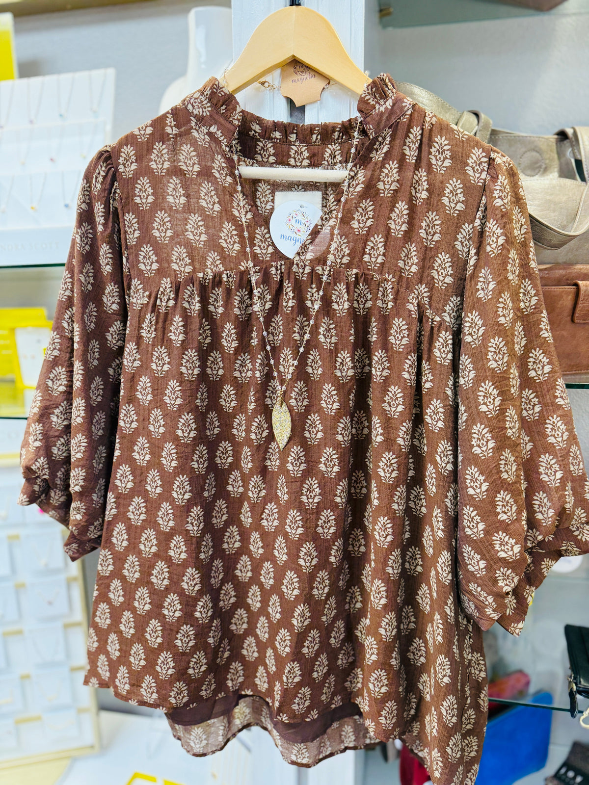 BreezyBloom Blouse