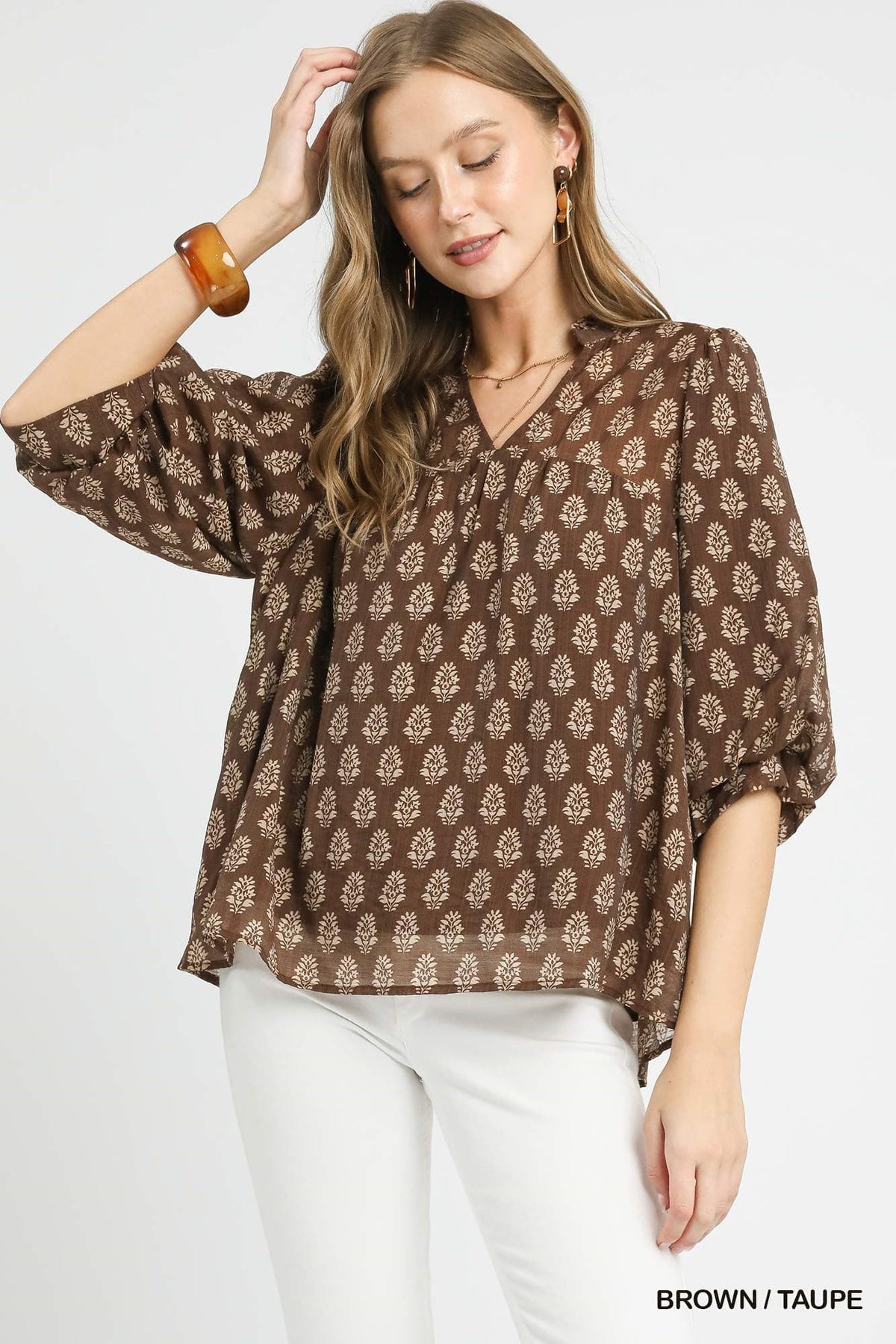 BreezyBloom Blouse