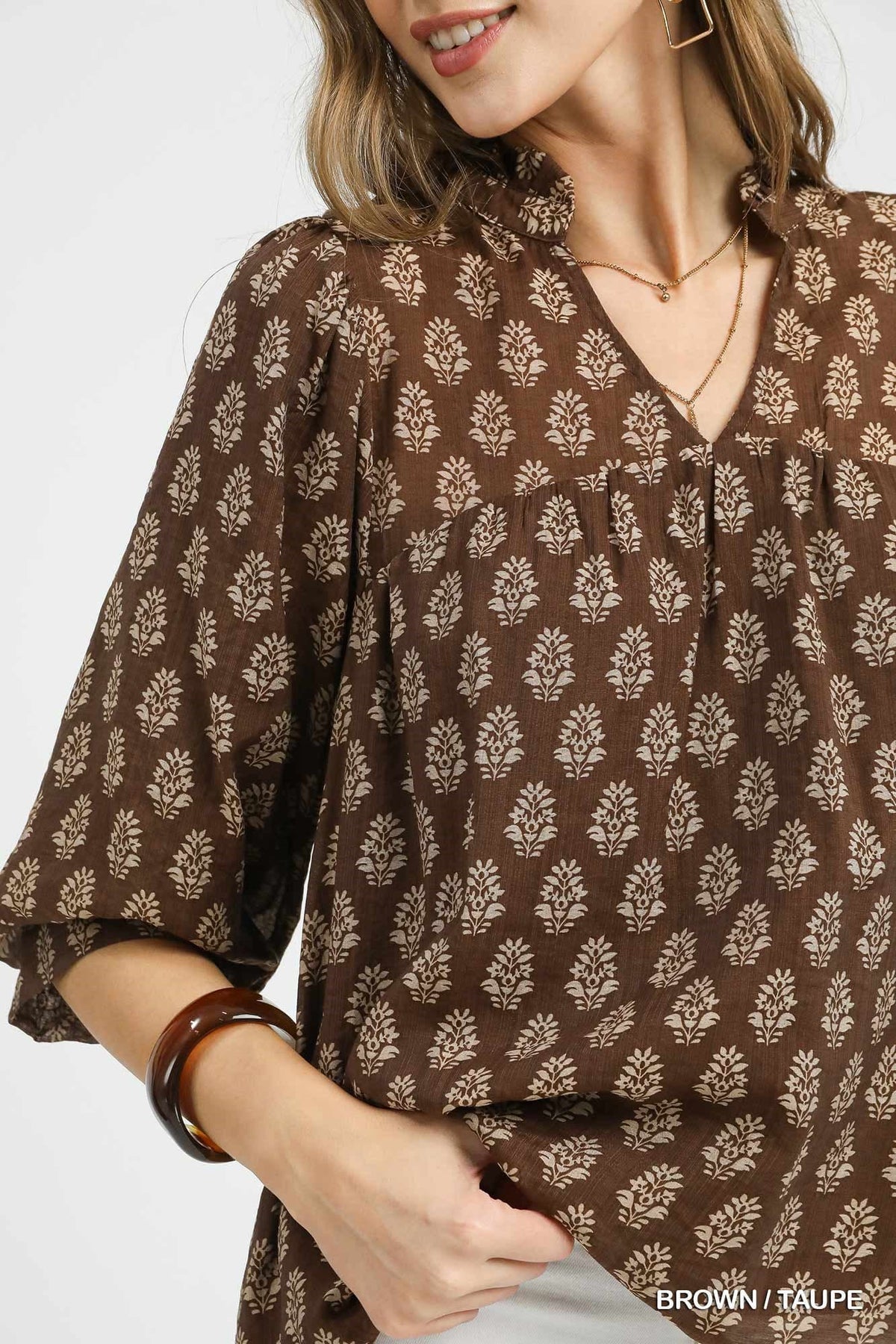 BreezyBloom Blouse