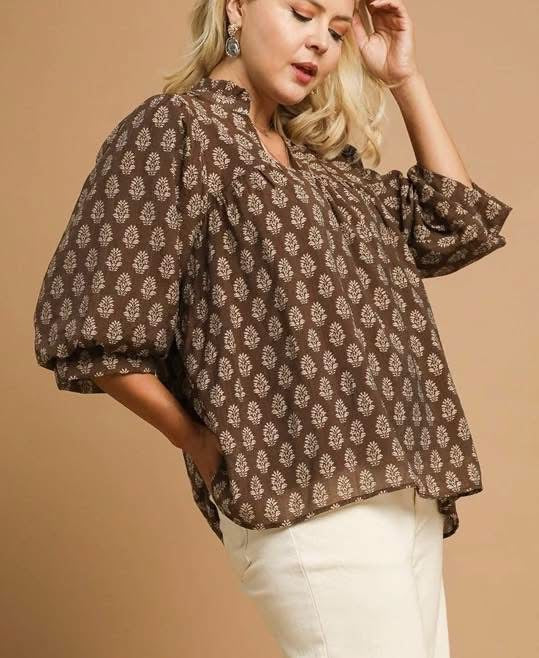 BreezyBloom Blouse