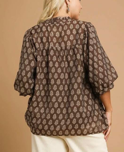 BreezyBloom Blouse