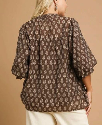BreezyBloom Blouse