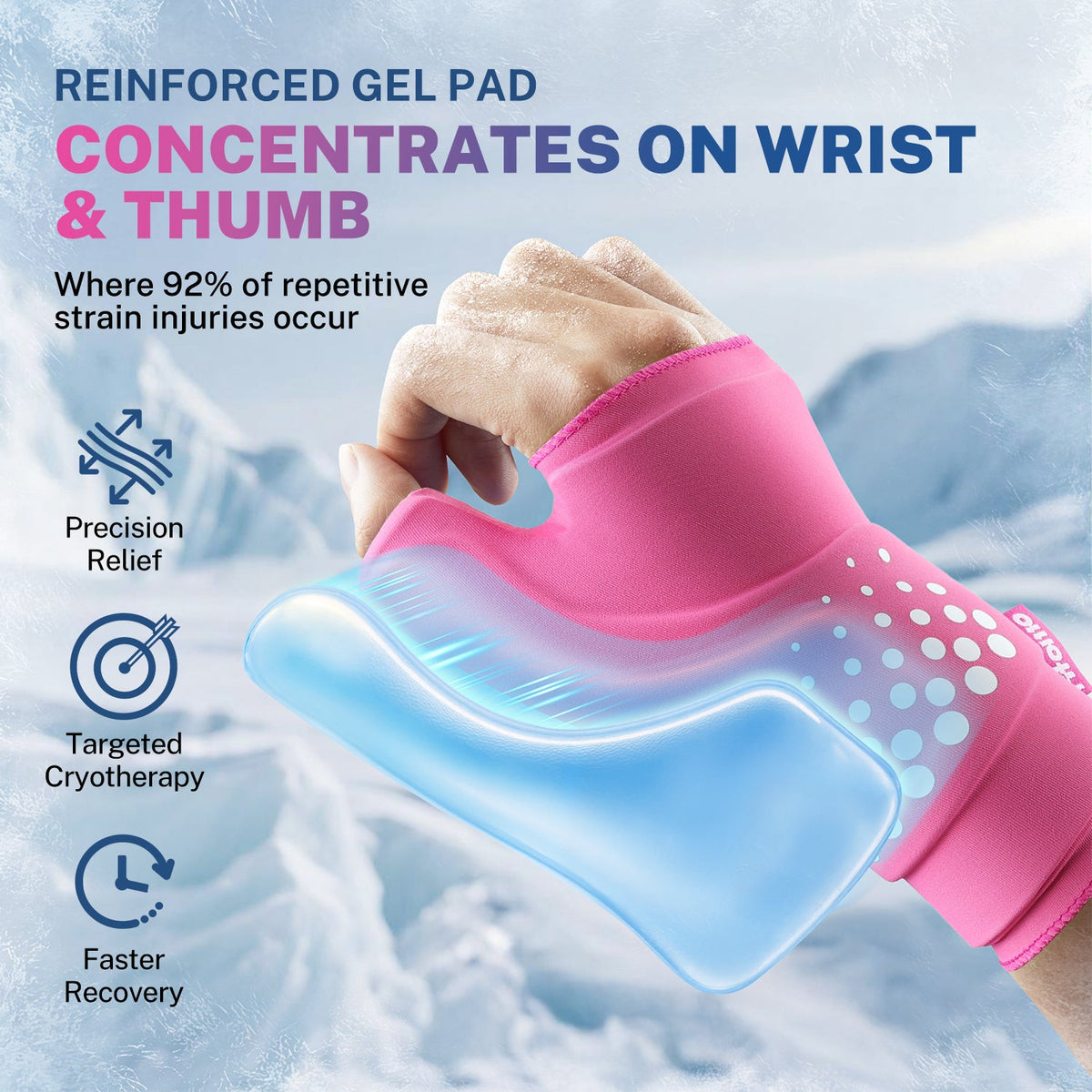 CryoFlex™ Flexible Cold Therapy Wrist & Thumb Wrap